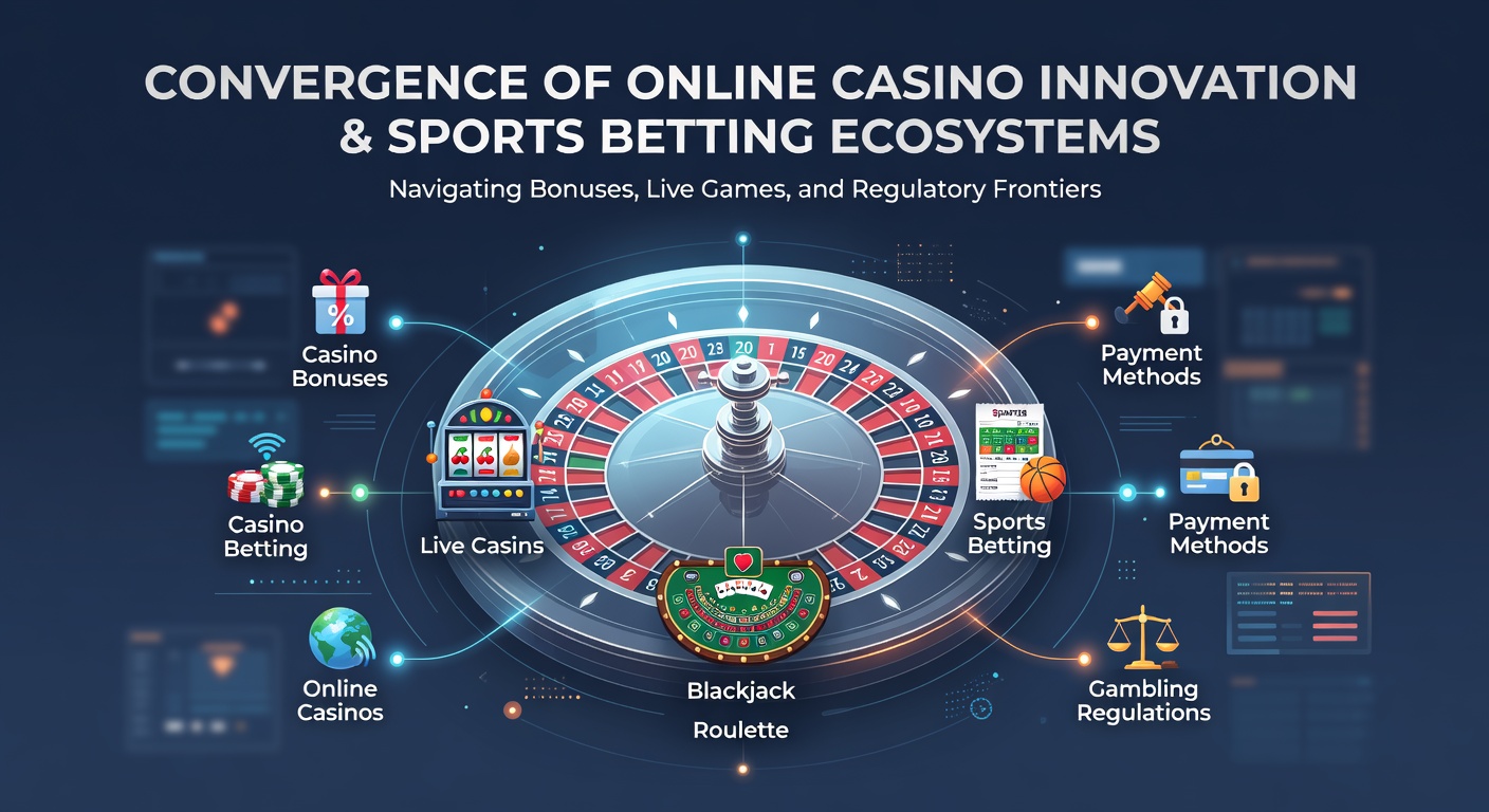 Grafik zeigt dynamische Sportwetten und Casino-Slots mit blitzschnellen Zahlungsströmen und regulatorischen Symbolen